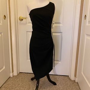 BCX Black Asymmetrical Dress NWT